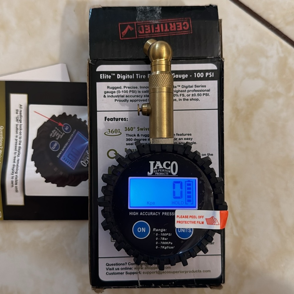 Elite Digital Tire Pressure Gauge - Professional Accuracy - 100 PSI Elite NWT